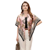 90x90 Seidentuch rosa klassisch N299